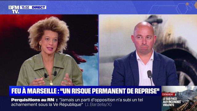 Incendies à Marseille: On reste en vigilance extrême , explique Mickaël Biberon, porte-parole de l'UNSA sapeurs-pompiers