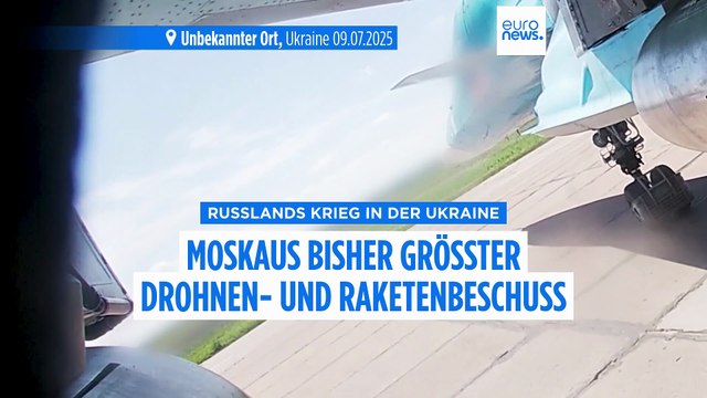 Krieg in der Ukraine: Russlands größter nächtlicher Angriff mit 728 Drohnen