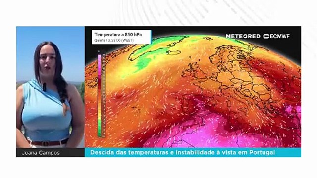 Descida das temperaturas e instabilidade à vista em Portugal