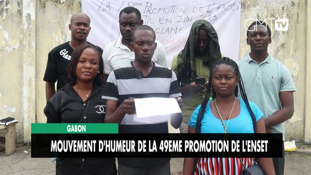 [#Reportage] Gabon : Mouvement d'humeur de la 49eme promotion de l'ENSET