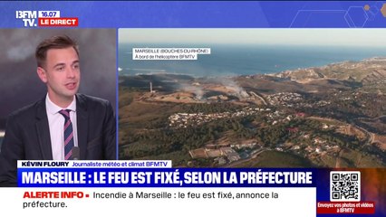 Incendie à Marseille: le feu est fixé, annonce la préfecture des Bouches-du-Rhône