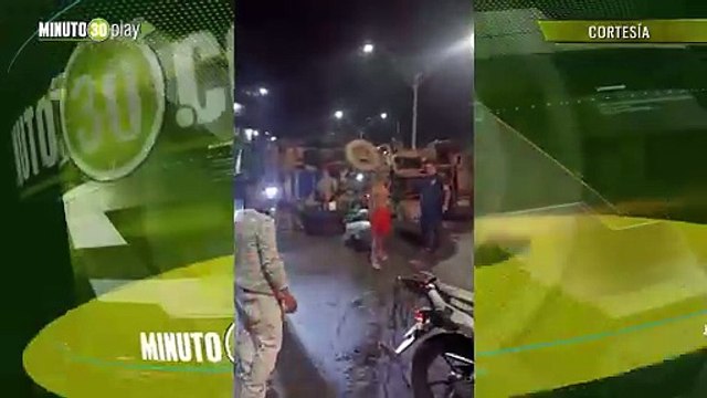 Saldo del accidente en el Túnel de Occidente dos personas resultaron lesionadas