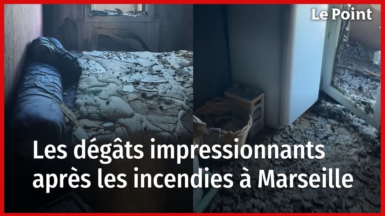 Marseille : les dégâts impressionnants causés par l'incendie