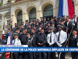 Une cérémonie pour les policiers de la Loire / Après l'incendie, le collège Jules Vallès reprend forme / Près de 72 000 visiteurs pour la Biennale Design - Le JT - TL7, Télévision loire 7