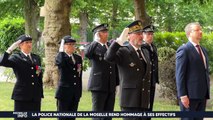 La police nationale de la Moselle rend hommage à ses effectifs