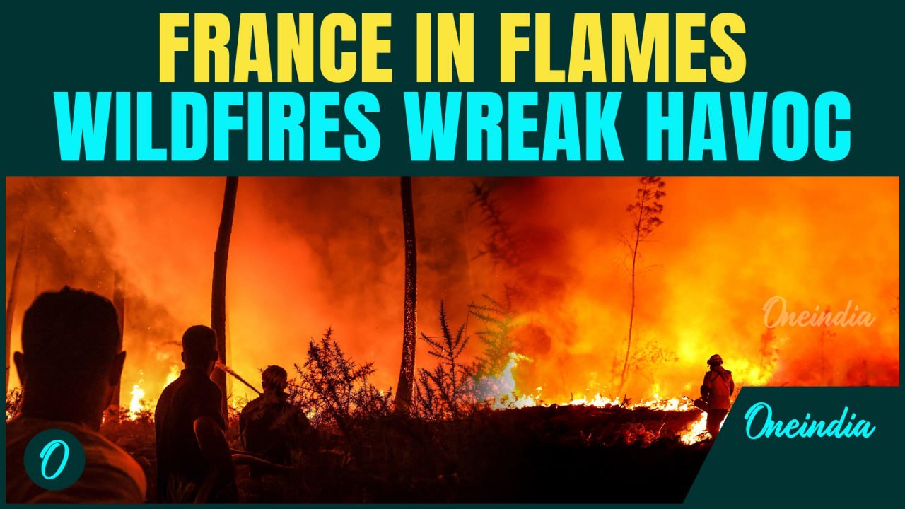 VIDEO: APOCALYPTIC Scenes in France | Wildfires force MASS EVACUATIONS in Marseille | 100+ Injured