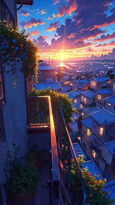 Twilight Rooftop Escape