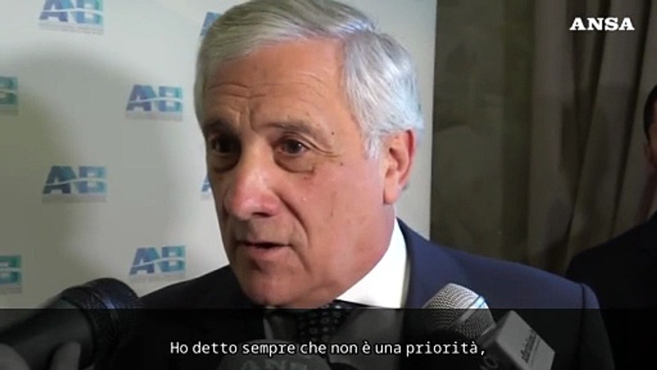 Tajani: "Pier Silvio su ius scholae? C'e' perfetta sintonia"
