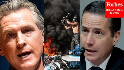 'This Is Total And Complete Chaos': Bernie Moreno Torches Gavin Newsom Over Anti-ICE Protests