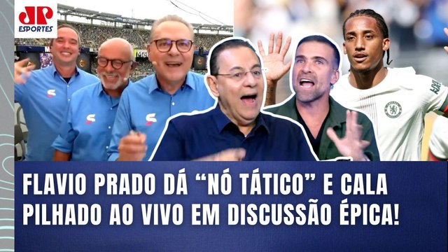 TRETA!!! VOCÊ É INGRATO!!! Cara, a TV GLOBO pra VOCÊ... Flavio Prado CALA Pilhado em DEBATE ÉPICO