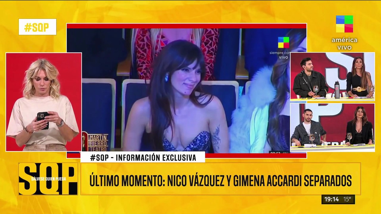 Las últimas salidas de Gimena Accardi y Nicolás Vázquez antes de su ruptura y los rumores de infidelidad