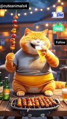 A cute cat healthy lifestyle #animals lovers 🐱😼