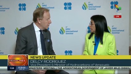 Delcy Rodríguez: Venezuela must recover from the criminal blockade on its oil industry