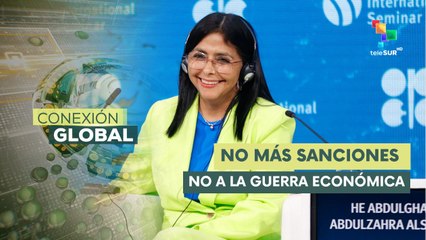 Rodríguez: Venezuela está bajo una agresión económica