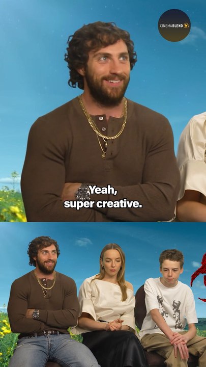 Aaron Taylor-Johnson and Jodie Comer Talk Filming ’28 Years Later’ on iPhones #shorts