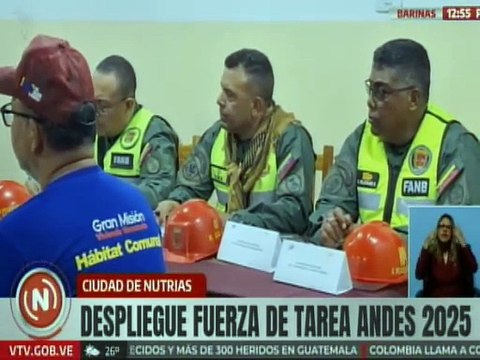 Barinas | Organismos gubernamentales afinan estrategias en el marco de la Fuerza de Tarea Andes 2025