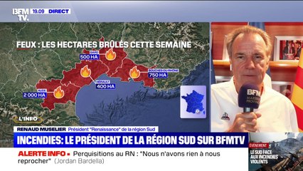Incendie à Marseille: "On a mis en place des moyens très importants mais la réalité c'est que tous les étés, on a peur", assure Renaud Muselier