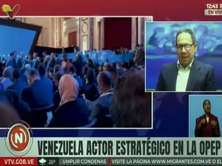 Miguel Jaimes destaca el rol que juega Venezuela en el panorama energético mundial