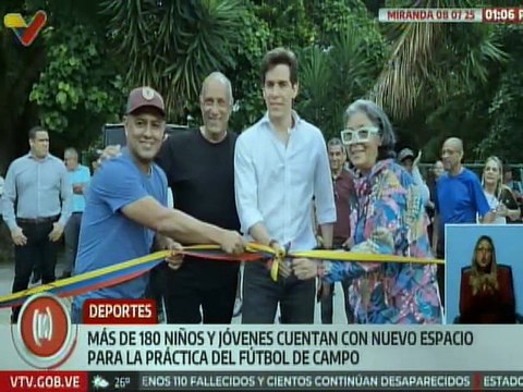 Miranda | Plan Antonio José de Sucre reinauguró nuevo espacio deportivo en la urbanización Miranda