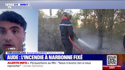 L'incendie à Narbonne désormais fixé
