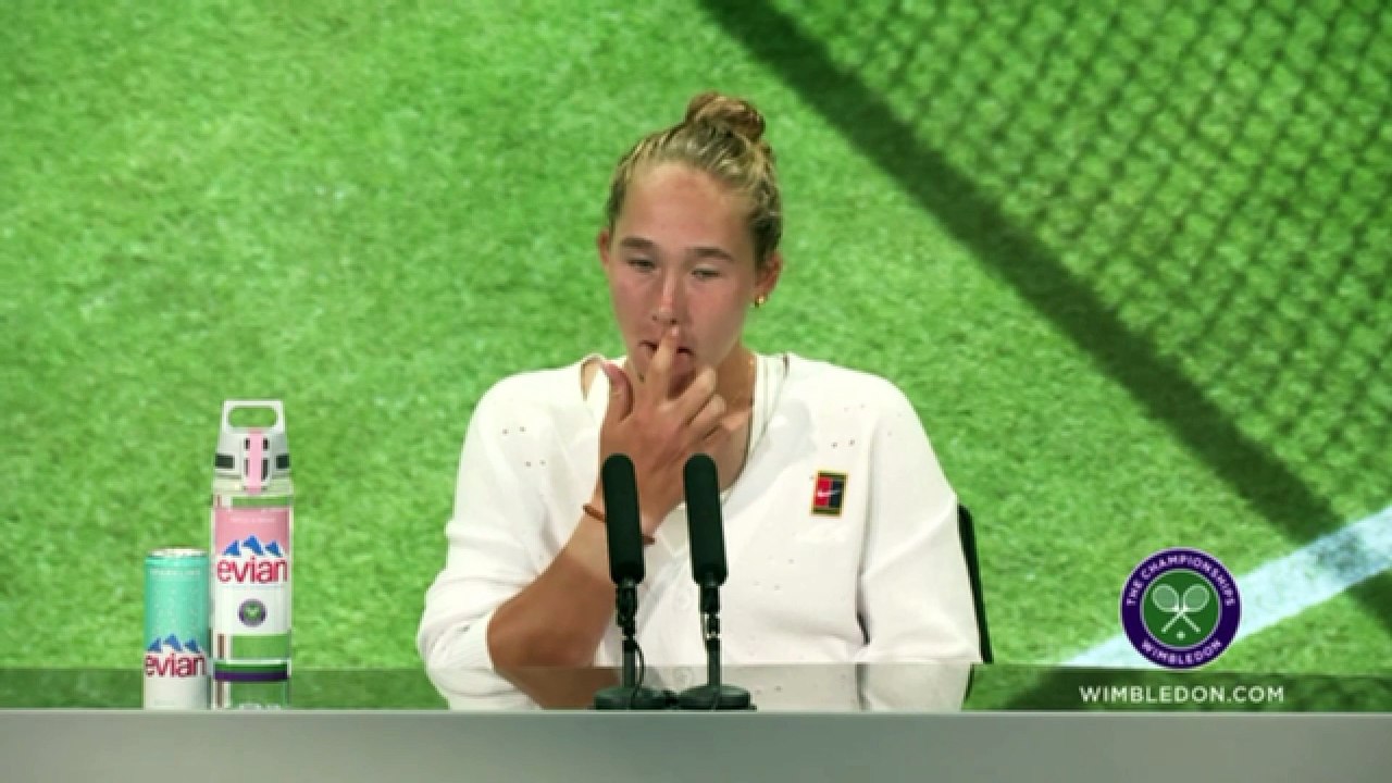 Wimbledon 2025 - Mirra Andreeva : "Je ne sais pas combien de kilos de fraises j'ai mangés ici..."