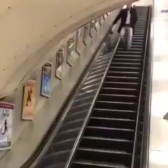Funny Escalator Moment 🤣 #funny