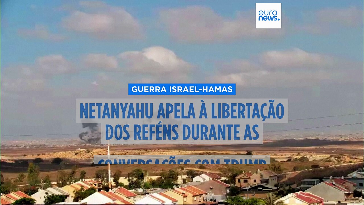 Netanyahu discute com Trump situação dos reféns em Gaza