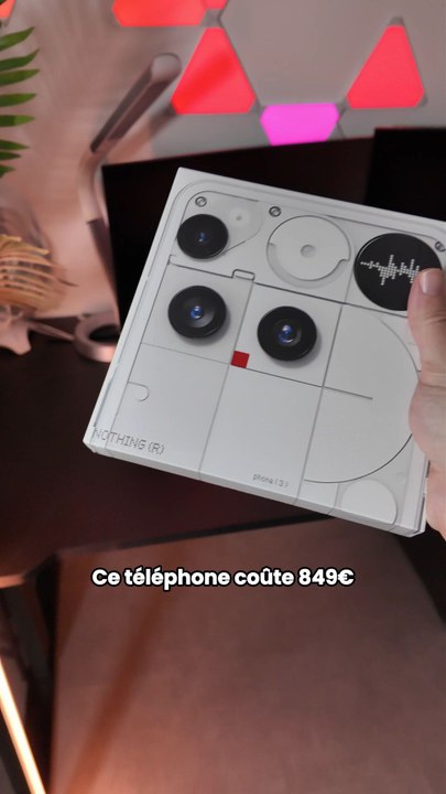 Ce téléphone coûte 849€ et fait les choses différemment. Unboxing du Nothing Phone 3#nothing #smartphone #unboxing #tech #téléphone