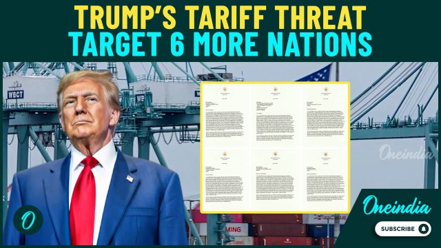 TRUMP TARIFF BLITZ | 20–30% Tariff THREATS Sent to 6 More Countries in Fiery Move