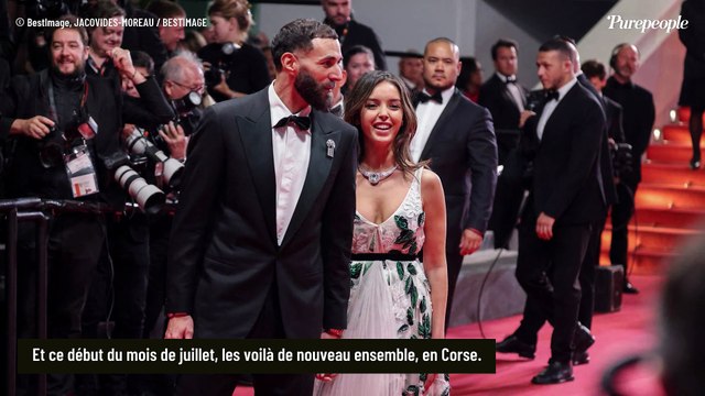 Karim Benzema et Lyna Khoudri : Virée dans le golfe d'Ajaccio et jet-ski, leurs vacances de rêve