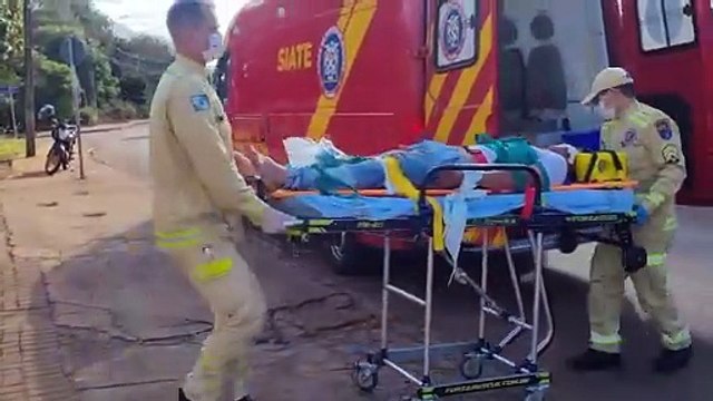 Homem embriagado cai em segundo andar e fratura o nariz em Cascavel
