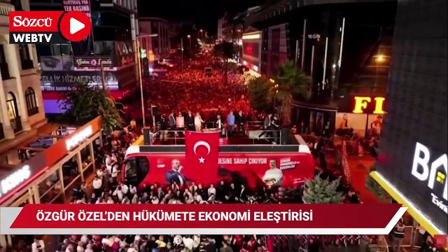 Özgür Özel'den hükümete ekonomi eleştirisi