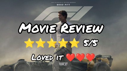 F1 movie review #f1 #f1movie #f1themovie #braddpitt #race #racer #racing #f1sprint #dacar #nascar