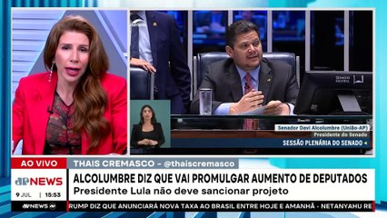 Alcolumbre diz que vai promulgar aumento de deputados, caso Lula não aprove medida | LINHA DE FRENTE