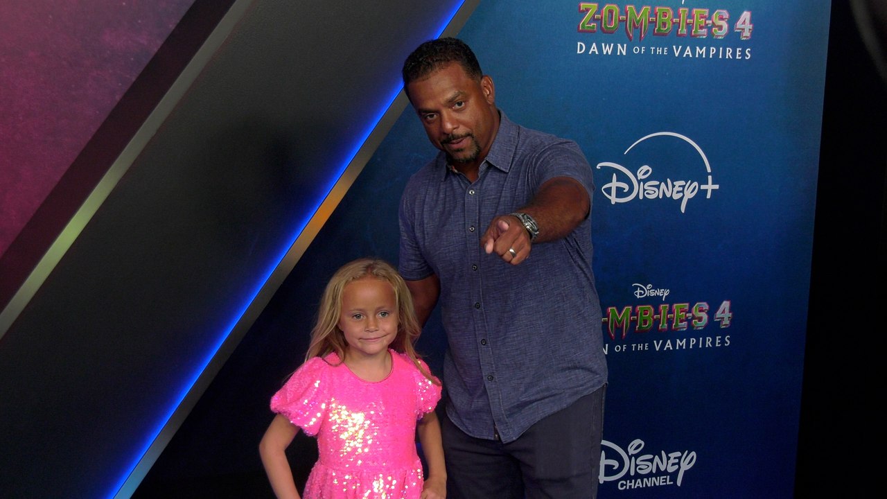 Alfonso Ribeiro "Zombies 4: Dawn of the Vampires" Premiere Blue Carpet