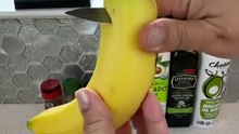 Cómo cortar una banana correctamente