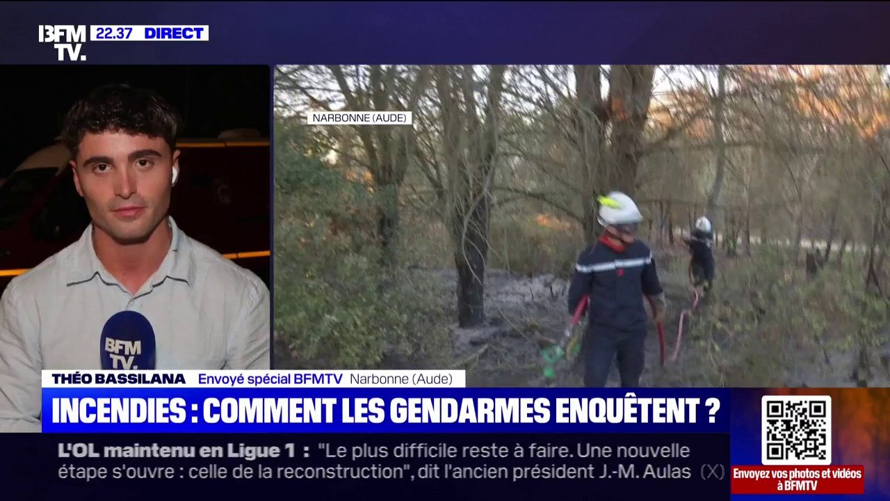 Incendie dans l'Aude: trois drones en appui des pompiers pour surveiller les fumerolles pour éviter une reprise de feu