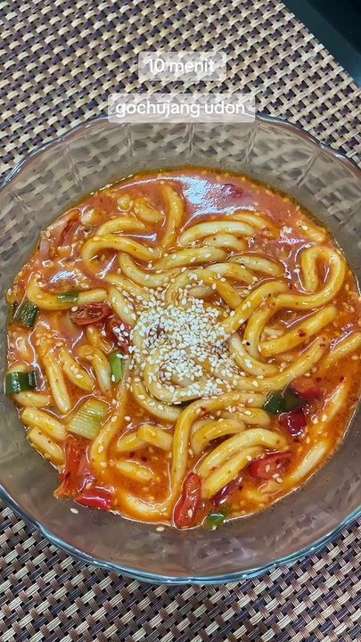 Gochujang udon 10 menit.