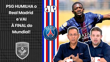 "MEU DEUS!!! FOI UM ATROPELO TOTAL! O que o PSG FEZ com o Real Madrid HOJE..." 4 a 0 no Mundial!
