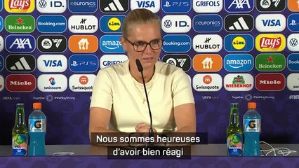 Angleterre : Wiegman félicite la réaction de ses joueuses après la défaite face à la France 🇫🇷