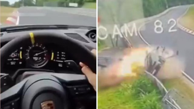 Due auto si scontrano a 200 km/h: l'incidente è pauroso