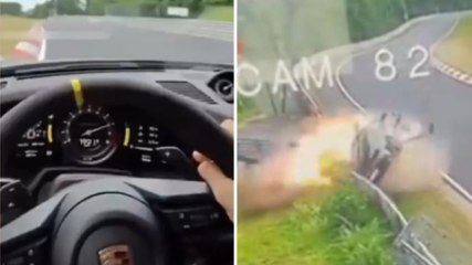 Due auto si scontrano a 200 km/h: l'incidente è pauroso