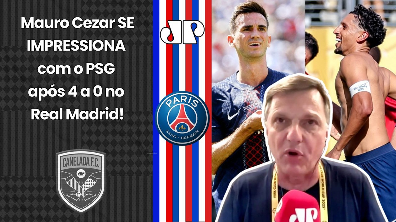 "Esse PSG é UMA MÁQUINA, gente! E nos DEIXA A LIÇÃO de que..." Mauro Cezar EXALTA 4x0 no Real Madrid
