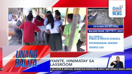 Ilang estudyante, hinimatay sa siksikang classroom | Unang Balita