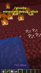 como colocar agua en el nether de minecraft