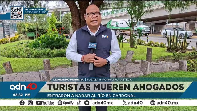 Turistas mueren ahogados en balneario en Hidalgo