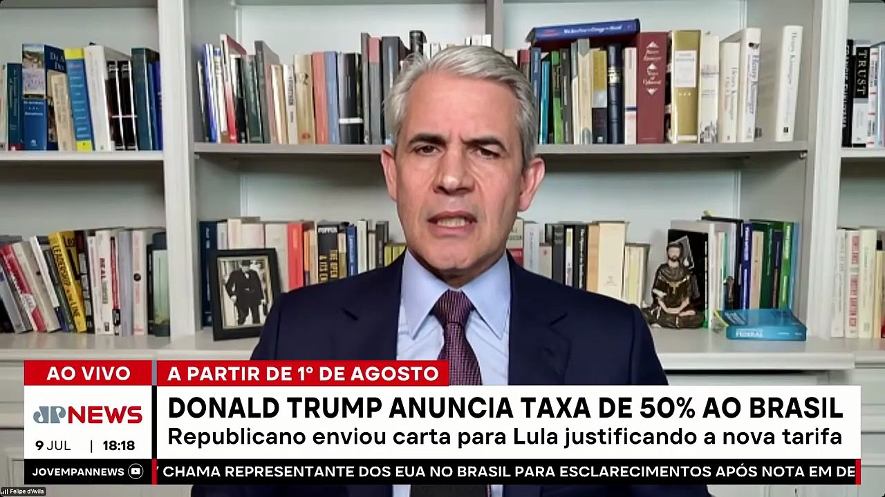 TRUMP ANUNCIA TARIFA DE 50% AO BRASIL / FLÁVIO BOLSONARO CRITICA GOVERNO | PINGOS NOS IS 09/07/2025