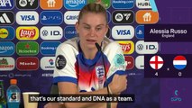 Russo and Wiegman hail 'proper English' display against the Netherlands
