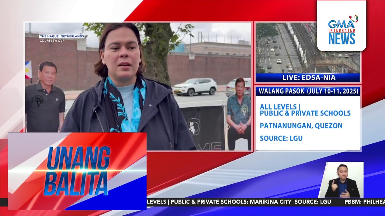 VP Duterte sa nabasa niyang affidavit – "Alyas Rene," nakasama umano sa safe house ang ilang tetestigo vs. FPRRD sa ICC | Unang Balita