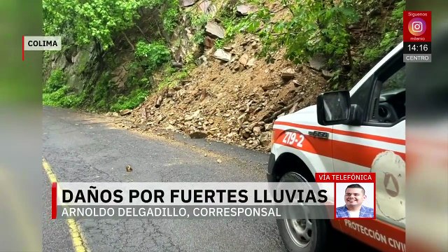 Se reportan daños tras lluvias en varios municipios de Colima